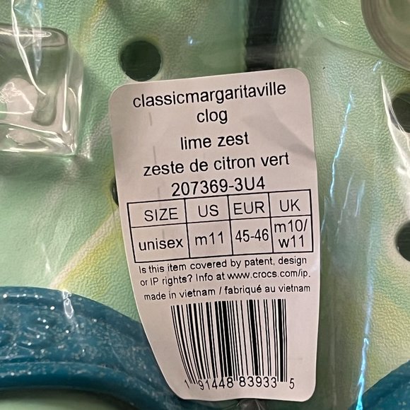 Brand New Crocs Margaritaville Clogs Limited Edition with Jibbitz!!! main image 7
